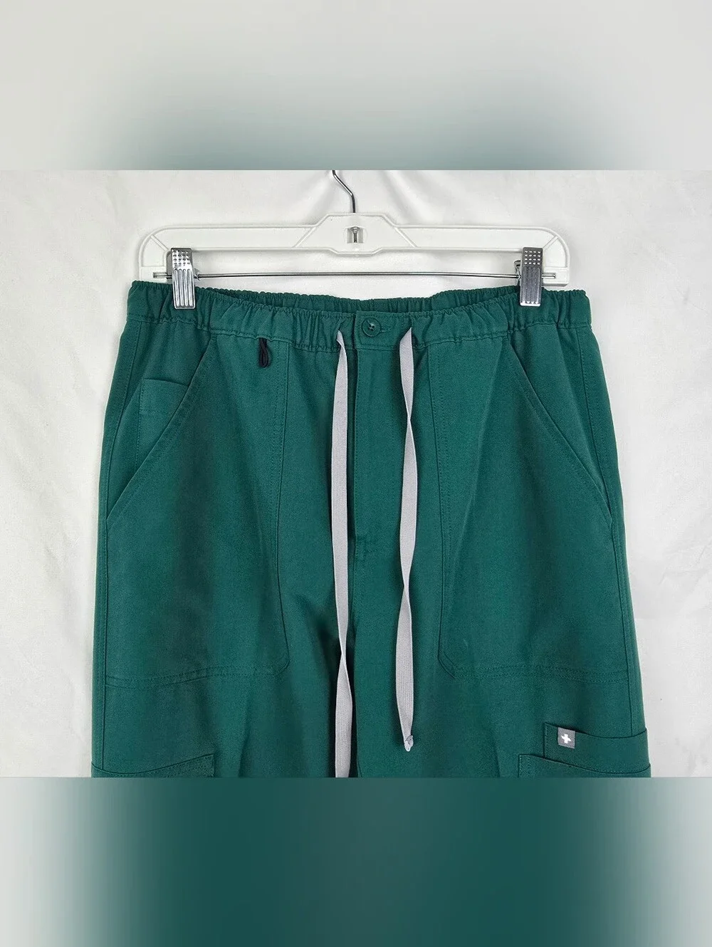 Figs Technical Collection Cairo Straight-Leg Scrub Pant Zip Fly Men's Green sz M